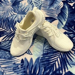 White Amazon sneakers